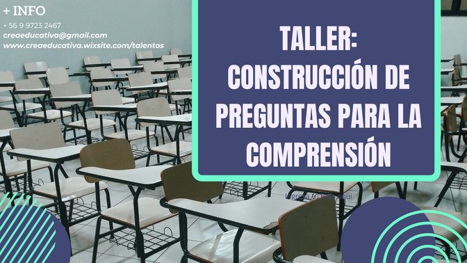 Taller: Construcción de preguntas para la comprensión
