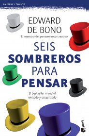 Portada de «Seis sombreros para pensar», de Edward de Bono